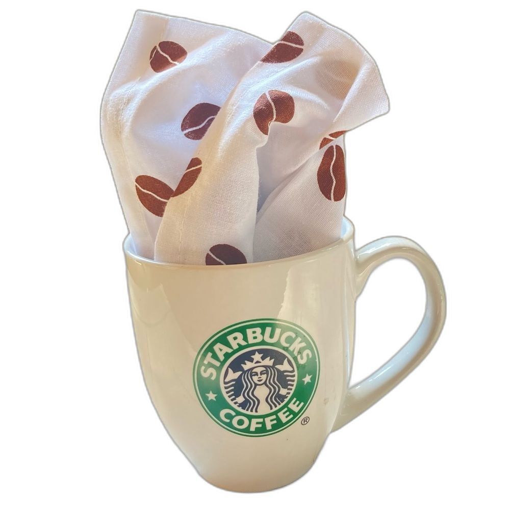 Gift Set STARBUCKS Mug and Kitchen Towel Collectable Gift Pack